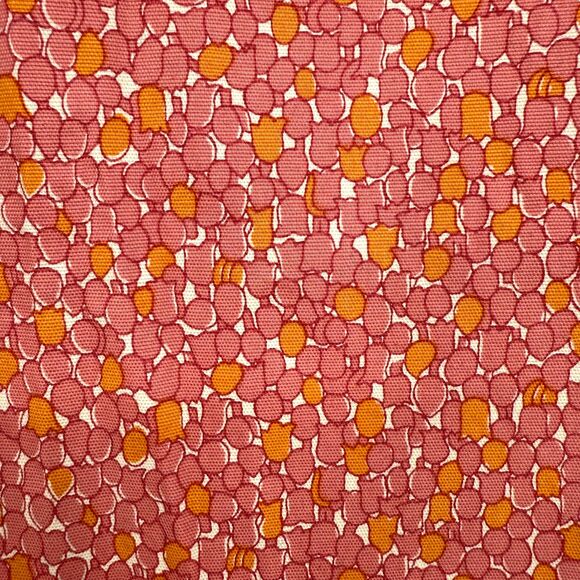 Talbots Floral Print Skirt 8P PETITE Pink Orange Tulip Ditsy Stretch Cotton Slit - Picture 6 of 12